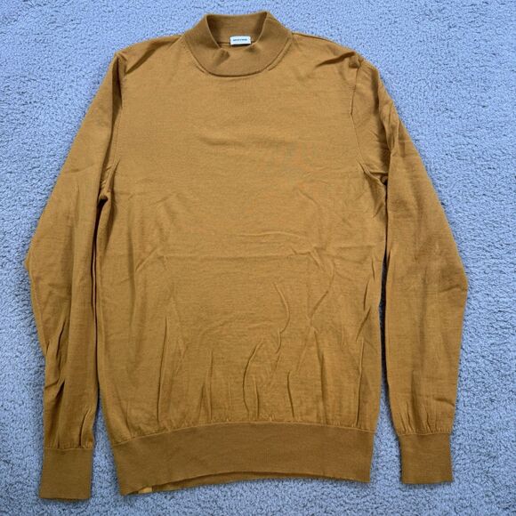 Son Of A Tailor Sweater Mens S Fitted Hi Neck Pullover Merino Wool Lightweight - Picture 2 of 11